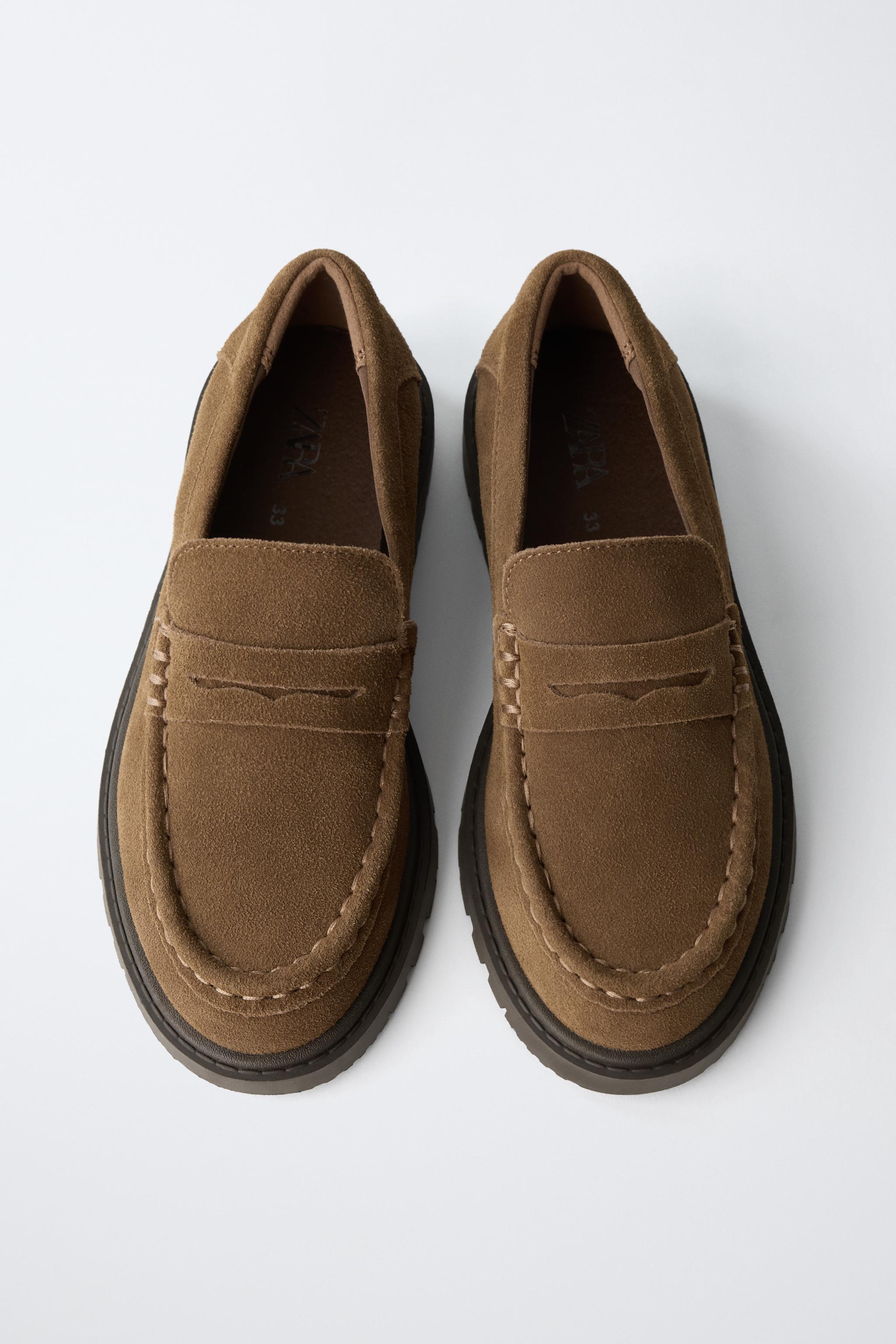 LEATHER PENNY LOAFERS